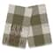 Our Cozy Kitchen Green Buffalo Check Tea Towel - Set of 2